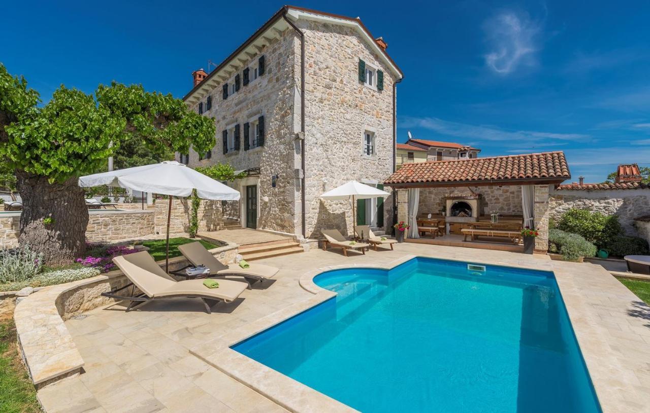 Beautiful Stone House - Villa Parentium With Private Pool Dračevac Esterno foto